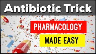 Antibiotic Class and Drug Name Trick  Pharmacology Made Easy Nursing USMLE [upl. by Ancel681]