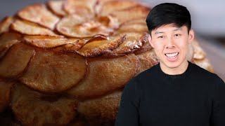 How To Make A Loaded Scalloped Potato Dome With Alvin • Tasty [upl. by Nnomae378]