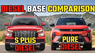 Nexon Facelift PURE DIESEL vs Venue Facelift S Plus DIESEL Comparison 2023Venue vs Nexon Diesel [upl. by Neelloj626]