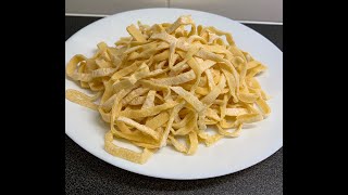 Hemgjord pasta  pastadeg  spagetti  gör egen pasta [upl. by Norvan132]