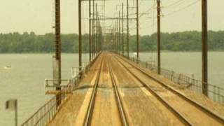 Amtrak NEC Track 3 SB GUNPOW Interlocking and bridge [upl. by Ecidnarb815]