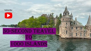 1000 Islands 3 hours cruise Travel in 2023 [upl. by Atirb]