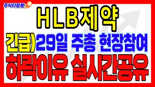 HLB제약 긴급 29일 주주총회 현장참여 돌발상황 나왔네요 실시간공유 hlb제약 hlb제약주가전망 hlb제약주가 hlb hlb생명과학 hlb테라퓨틱스 hlb글로벌 [upl. by Llirpa]