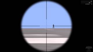 Sniping basics Finding the distance and adjusting the scope height [upl. by Eiznik294]