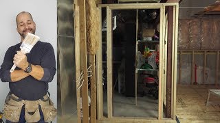 How To Frame in A Basement Door [upl. by Anairt]