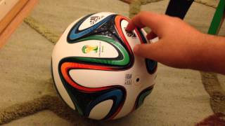 Adidas Brazuca Official Match Ball UnboxingQuick Review [upl. by Aenneea]