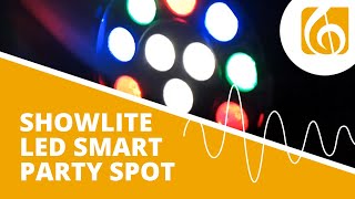 Showlite SPS121 LED Smart Party Spot 12x 1W RGBW [upl. by Ot140]