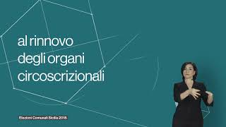 Elezioni Comunali Sicilia 2018  Come si vota [upl. by Aremat]