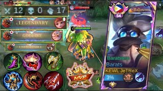 BARATS TOP PH BUILD META BARATS BEST EMBLEM SET amp BUILD FOR JUNGLE  MLBB🦖 [upl. by Rese]