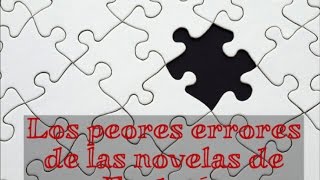 Errores de la novela Fantástica I [upl. by Brinna]