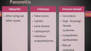 Ophthalmology  Uvea Class5 Panuveitis Part1 [upl. by Pat868]