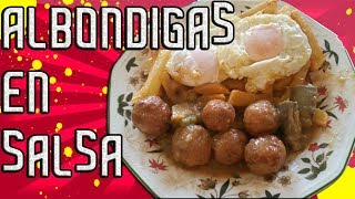 ALBÓNDIGAS DE POLLO EN SALSA  En menos de 1 hora rápido y fácil  Ma de Manuela [upl. by Templer]