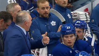 Craig Berube Grills Auston Matthews [upl. by Naihtsirc]