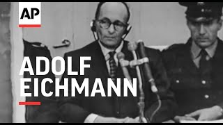 Adolf Eichmann  1961  Movietone Moment  11 February 2022 [upl. by Lekar979]