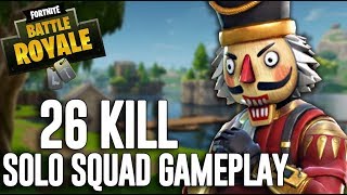 My BEST 26 Kill Solo Squad Win  Fortnite Battle Royale Gameplay  Ninja [upl. by Nibor960]