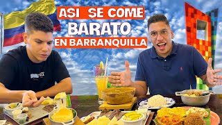 Ruta GASTRONOMICA en BARRANQUILLA COLOMBIA CON IRO RAMÍREZ  COMIENDO COMIDA TIPICA CALLEJERA [upl. by Aleil]