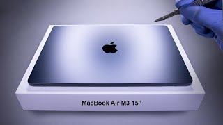 MacBook Air M3 15quot Unboxing and Gaming Test  ASMR [upl. by Alexandros]