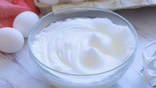 How to Whip Egg White  Beat egg whites without fail  Swiss Meringue [upl. by Aliek106]