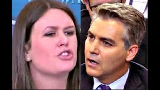 Sarah Furiously responds to CNN Jim Acosta [upl. by Oirretno]