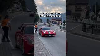 Tributo Coppa dOro delle Dolomiti 2024 🚗 cortinadampezzo mountains supercars ferrari coppadoro [upl. by Alain]