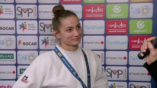 Majlinda KELMENDI KOS Gold medal Tel Aviv GP 19 [upl. by Otreblaug867]