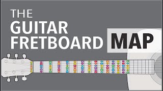 The guitar fretboard MAP [upl. by Barden]