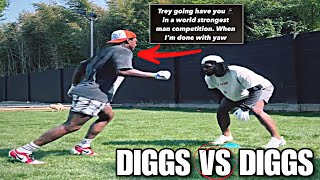 Stefon Diggs vs TREVON DIGGS OffSeason Matchup 2023 🔥👀 [upl. by Salokkin]