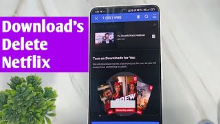 how to delete download movies in netflix  downloaded web series delete netflix [upl. by Dov]