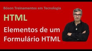 Curso de HTML e CSS Elementos de um Formulário HTML [upl. by Lindholm571]