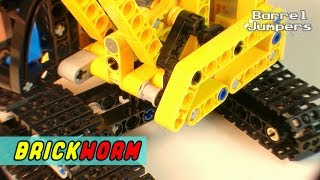 Tracked Crane 9391  LEGO Technic  Brickworm [upl. by Aicina]