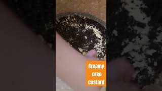 How to mke oreo custard cakeOreo Creamy custard cake recipe [upl. by Ahsiuqal]