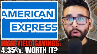 American Express High Yield Savings Review Pros Cons 😨 Best High Yield Savings Accounts 2024  AMEX [upl. by Macri]