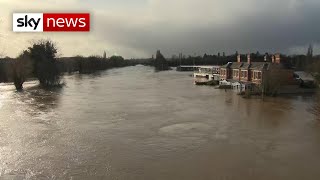 Hereford among areas where more than 400 properties have been flooded [upl. by Akeber]