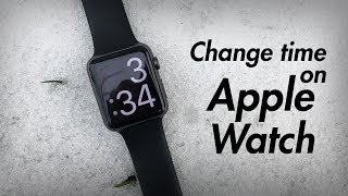 How to Change Time on Apple Watch  Set Time [upl. by Aggappe660]