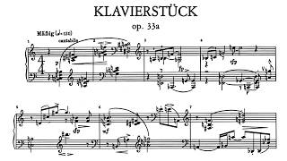 Schoenberg Klavierstück Op 33a Pollini [upl. by Alfredo]