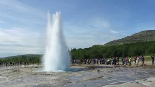 Islanda Geyser Circolo dOro Iceland Golden Circle [upl. by Eenafit]