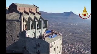 sacra di San Michele dopo l incendio [upl. by Zsamot]