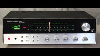 Vintage Harman Kardon 730 Twin Powered Dual Monoblock Receiver Demo [upl. by Yeruoc399]