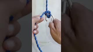 Tie the Munter using a Carabiner knot knotskill [upl. by Avehstab]