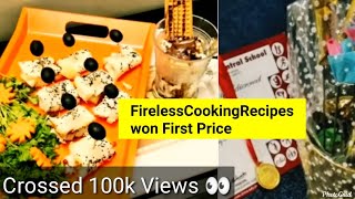 Won first prizeFireless cooking competitionSchool competition recipesMalayalam [upl. by Nivrehs533]