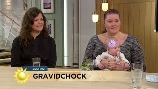 Visste inte om sin graviditet  födde barn  Nyhetsmorgon TV4 [upl. by Amelia844]