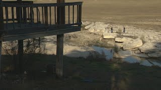 Viral Tik Tok shows Medina Lake before and after historic drought [upl. by Mirella]