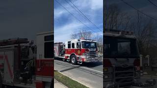 Farmingville Engine 4 Responding  Outside Fire [upl. by Candless713]