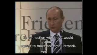 Putins landmark speech at the Munich Security Conference 44 [upl. by Einnaoj]