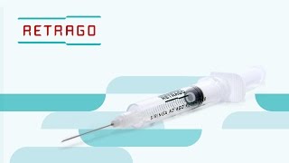 RETRAGO  Auto Retractable Safety Syringe [upl. by Nehttam46]