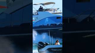 Another no no at Haulover inlet yacht vs boat no wake zone narrow inlet just reckles [upl. by Cordy]