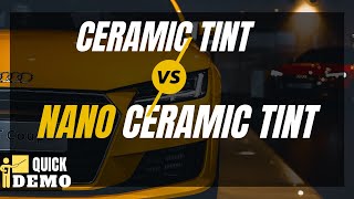 Ceramic Tint vs NANO Ceramic Tint NEW [upl. by Ahswat313]