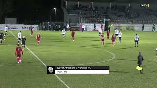 Highlights Dover Athletic 03 Worthing FC [upl. by Orvie262]