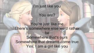 Im a Girl Like You Barbie as the Princess and the Pauper w Lyrics [upl. by Ailicec396]