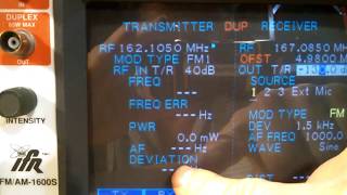 Testing Portable Repeater for Desense using IFR1600 [upl. by Bak752]